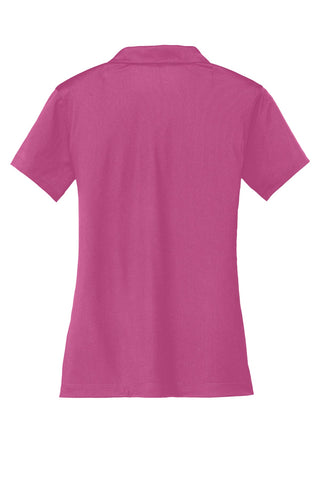 Nike Ladies Dri-FIT Vertical Mesh Polo (Pink Fire)