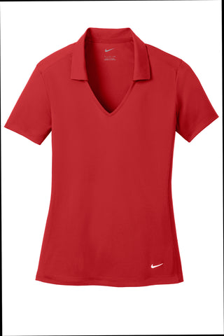 Nike Ladies Dri-FIT Vertical Mesh Polo (University Red)