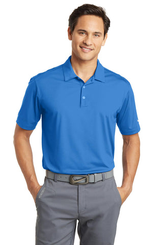 Nike Dri-FIT Vertical Mesh Polo (Brisk Blue)