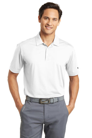 Nike Dri-FIT Vertical Mesh Polo (White)