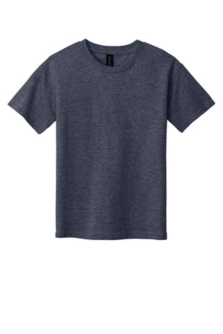 Gildan Youth Softstyle T-Shirt (Heather Navy)