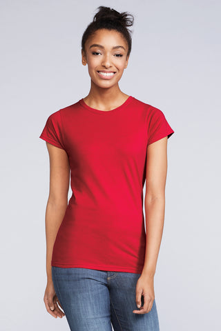 Gildan Softstyle Ladies T-Shirt (Antique Cherry Red)