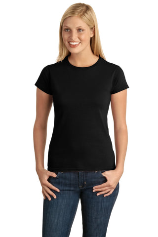Gildan Softstyle Ladies T-Shirt (Black)