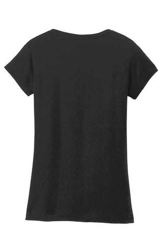 Gildan Softstyle Ladies Fit V-Neck T-Shirt (Black)