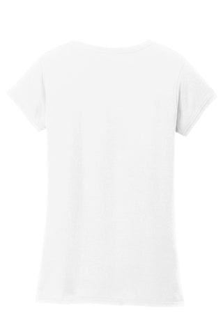 Gildan Softstyle Ladies Fit V-Neck T-Shirt (White)