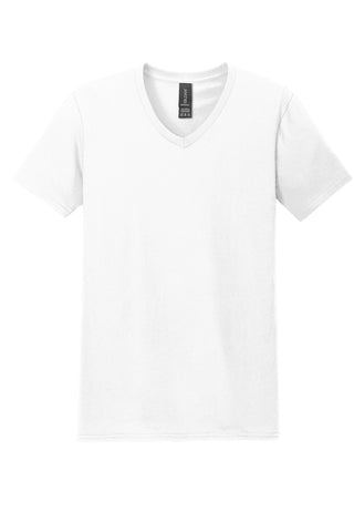 Gildan Softstyle V-Neck T-Shirt (White)