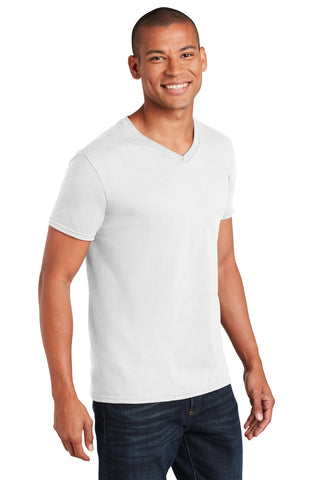 Gildan Softstyle V-Neck T-Shirt (White)