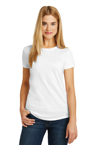 Gildan Ladies Tri-Blend Tee (White)