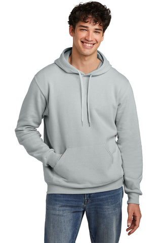 Jerzees Eco Premium Blend Pullover Hooded Sweatshirt (Frost Grey Heather)
