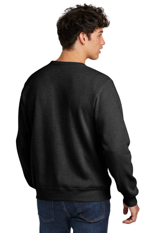 Jerzees Eco Premium Blend Crewneck Sweatshirt (Black Ink Heather)