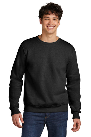 Jerzees Eco Premium Blend Crewneck Sweatshirt (Black Ink Heather)