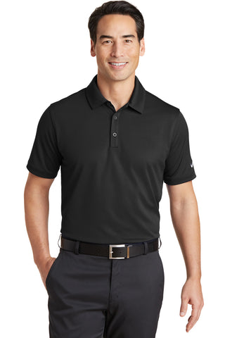 Nike Dri-FIT Solid Icon Pique Modern Fit Polo (Black)