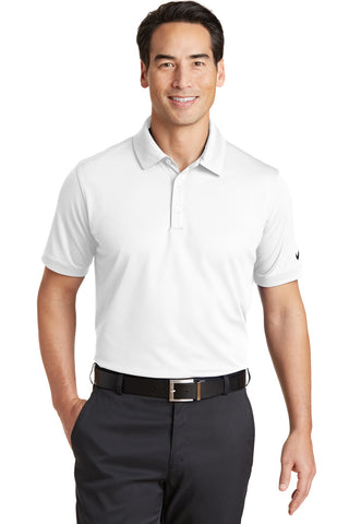 Nike Dri-FIT Solid Icon Pique Modern Fit Polo (White)