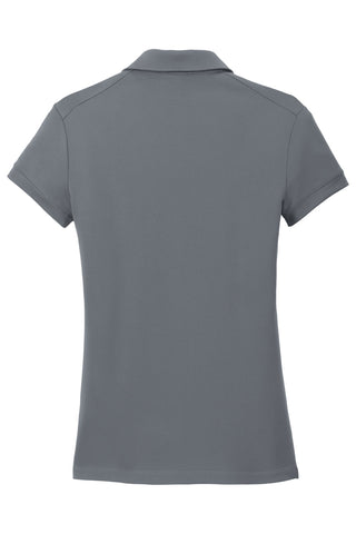 Nike Ladies Dri-FIT Solid Icon Pique Modern Fit Polo (Dark Grey)