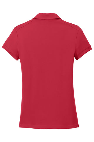 Nike Ladies Dri-FIT Solid Icon Pique Modern Fit Polo (Gym Red)