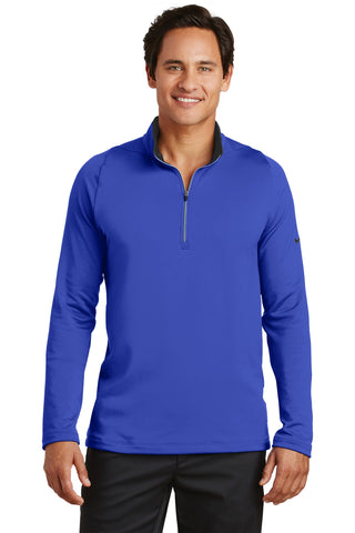 Nike Dri-FIT Stretch 1/2-Zip Cover-Up (Deep Royal Blue/ Black)