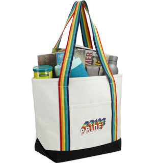 Printwear Baltic 18oz Cotton Canvas Boat Tote (Rainbow)