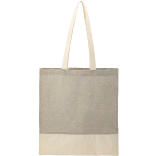 Printwear Split Recycled 5oz Cotton Twill Convention Tote (Gray)