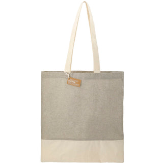 Printwear Split Recycled 5oz Cotton Twill Convention Tote (Gray)