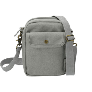 Field & Co. Field & Co Campus Cotton Crossbody Tote (Light Gray)