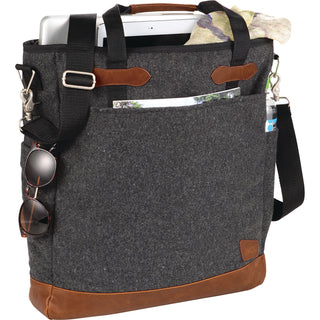 Field & Co. Campster Wool 15" Computer Tote (Charcoal)