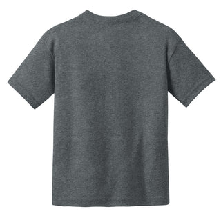 Gildan Youth DryBlend 50 Cotton/50 Poly T-Shirt (Dark Heather)