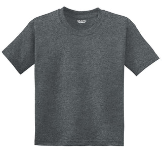 Gildan Youth DryBlend 50 Cotton/50 Poly T-Shirt (Dark Heather)