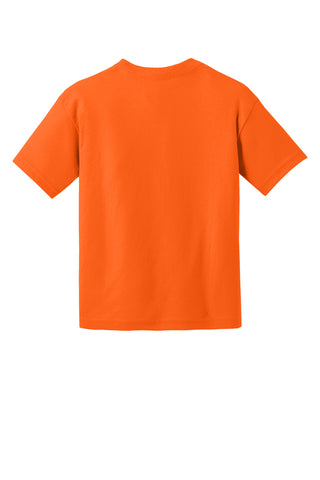 Gildan Youth DryBlend 50 Cotton/50 Poly T-Shirt (S. Orange)