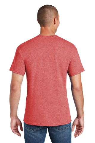 Gildan DryBlend 50 Cotton/50 Poly T-Shirt (Heather Sport Scarlet)