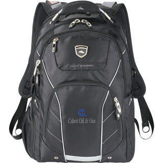High Sierra Elite Fly-By 17" Computer Backpack (Black)