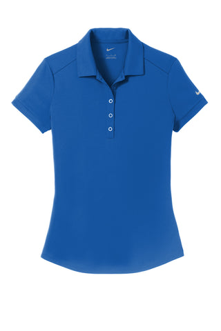 Nike Ladies Dri-FIT Players Modern Fit Polo (Gym Blue)