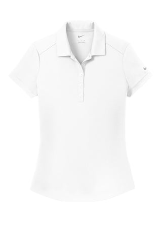 Nike Ladies Dri-FIT Players Modern Fit Polo (White)