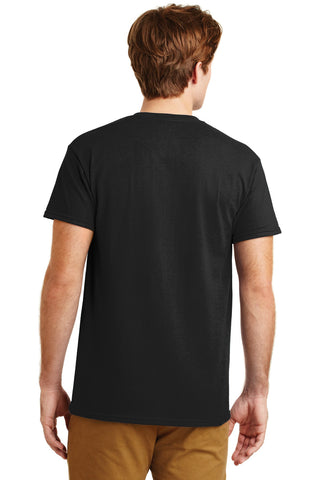 Gildan DryBlend 50 Cotton/50 Poly Pocket T-Shirt (Black)