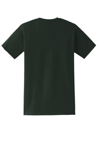 Gildan DryBlend 50 Cotton/50 Poly Pocket T-Shirt (Forest Green)