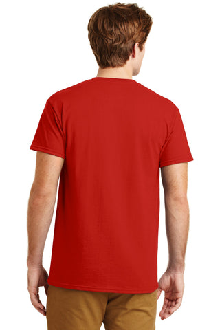 Gildan DryBlend 50 Cotton/50 Poly Pocket T-Shirt (Red)