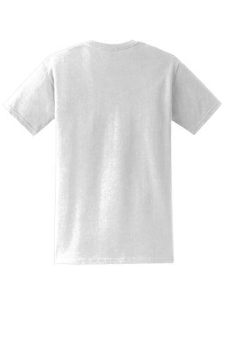 Gildan DryBlend 50 Cotton/50 Poly Pocket T-Shirt (White)