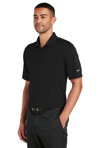 Nike Dri-FIT Classic Fit Players Polo with Flat Knit Collar (Black)