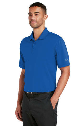 Nike Dri-FIT Classic Fit Players Polo with Flat Knit Collar (Gym Blue)