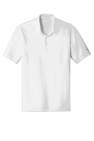 Nike Dri-FIT Classic Fit Players Polo with Flat Knit Collar (White)