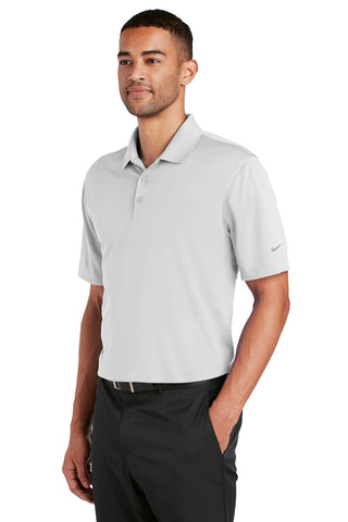 Nike Dri-FIT Classic Fit Players Polo with Flat Knit Collar (White)