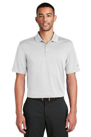 Nike Dri-FIT Classic Fit Players Polo with Flat Knit Collar (White)