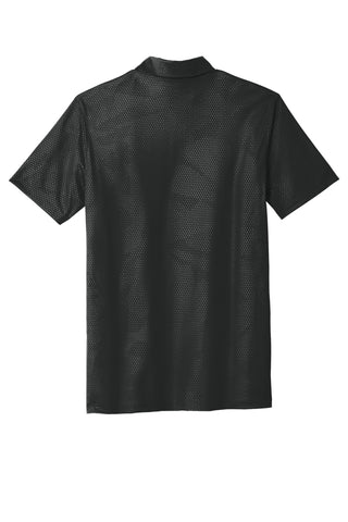 Nike Dri-FIT Embossed Tri-Blade Polo (Black)