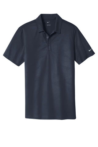 Nike Dri-FIT Embossed Tri-Blade Polo (Marine)