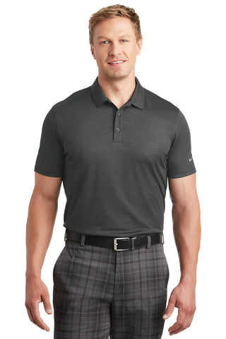 Nike Dri-FIT Crosshatch Polo (Anthracite/ Black)