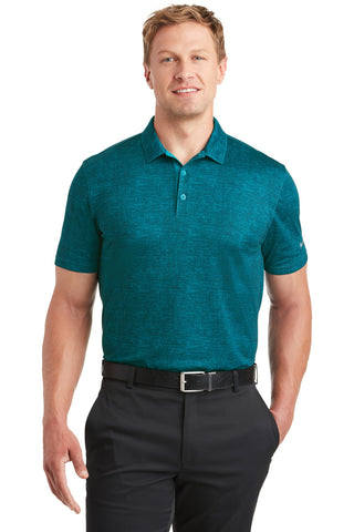 Nike Dri-FIT Crosshatch Polo (Blustery/ Navy)