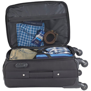 Printwear Nomad 21" Upright Luggage (Black)