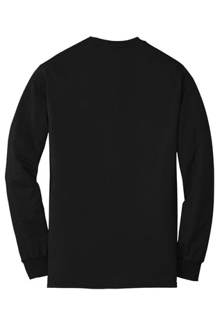 Gildan DryBlend 50 Cotton/50 Poly Long Sleeve T-Shirt (Black)