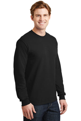Gildan DryBlend 50 Cotton/50 Poly Long Sleeve T-Shirt (Black)