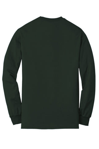 Gildan DryBlend 50 Cotton/50 Poly Long Sleeve T-Shirt (Forest Green)