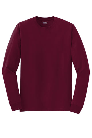 Gildan DryBlend 50 Cotton/50 Poly Long Sleeve T-Shirt (Maroon)